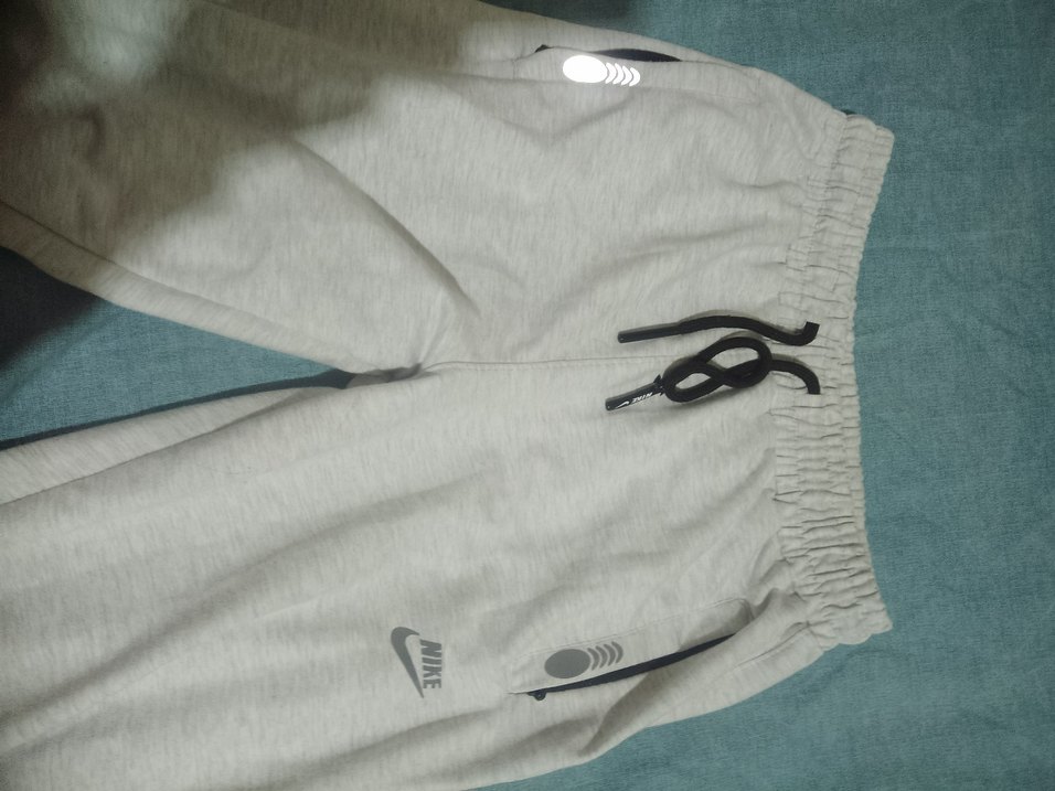 Gri Rahat Kesim Fermuarlı Erkek Eşofman Altı - Görsel 3