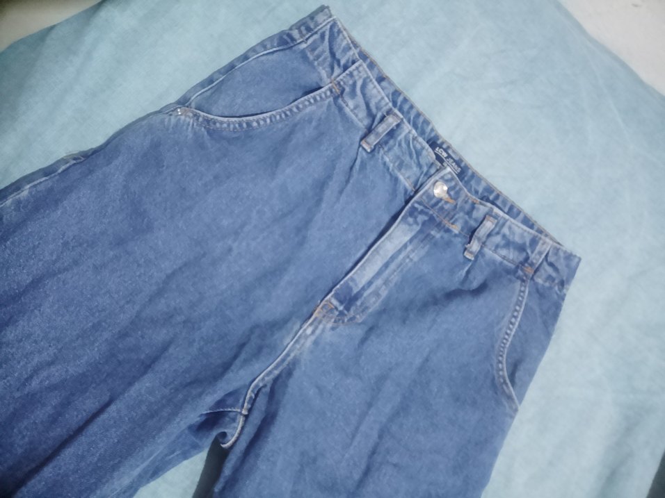 mavi kot pantolon - Görsel 3