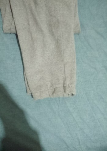 Gri Kadın Midi Eşofman Altı Rahat Kesim - Görsel 2