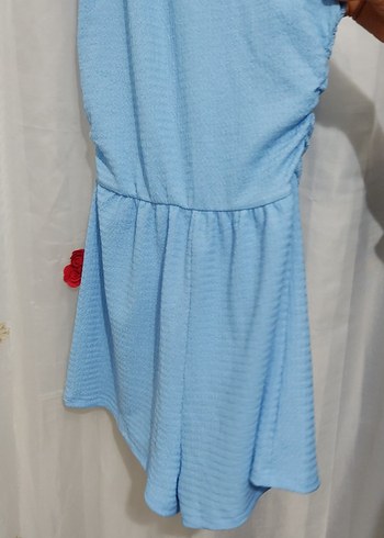 Mavi Drapeli Mini Tulum - Görsel 3