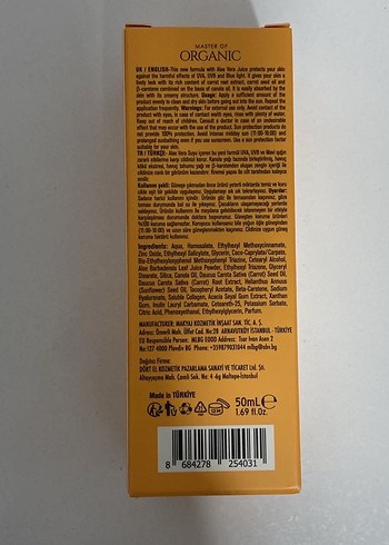 Master of Organic SPF50+ Güneş Kremi - Görsel 4