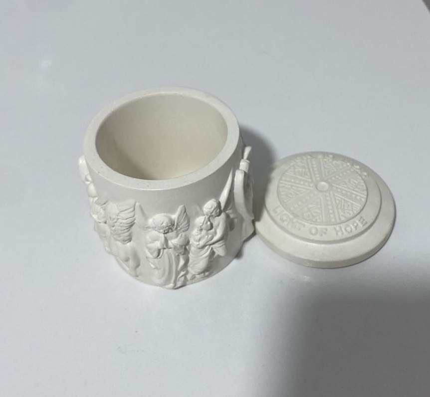 Beyaz Melek Figürlü Dekoratif Kutu - Görsel 2