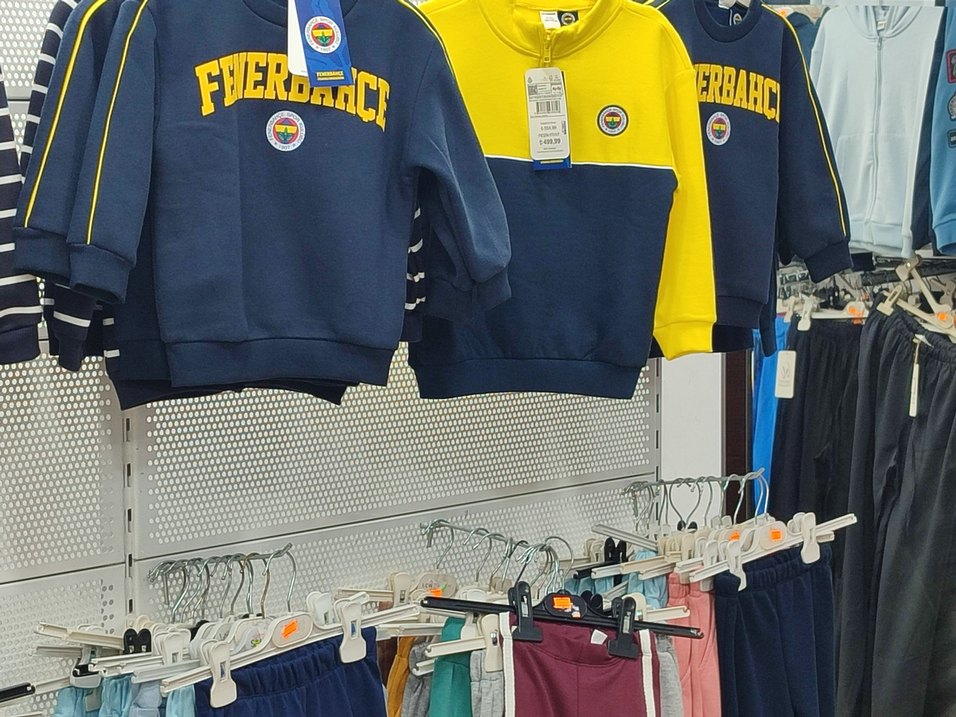 Sarı Lacivert Erkek Çocuk Sweatshirt - Görsel 2