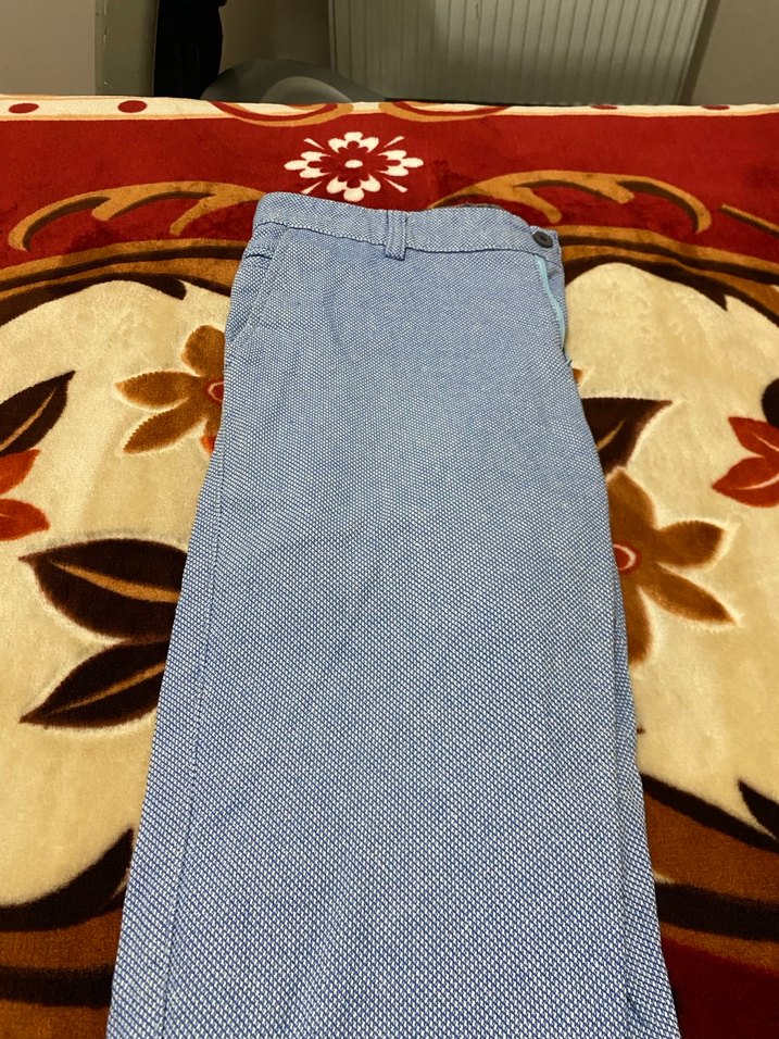 Kadın Gri Bağcıklı Salaş Kot Pantolon - Görsel 2