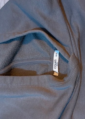 Gri Kapüşonlu Kadın Sweatshirt - Görsel 4