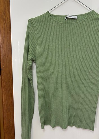 Yeşil Triko Kadın Uzun Kollu Kazak - Görsel 2