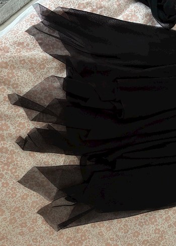 Siyah, drapeli, uzun goth etek - Görsel 4