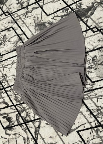 Gri Pilili Uzun Hamile Eteği - Görsel 3