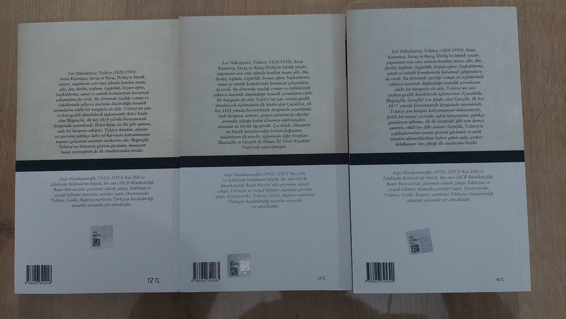 Çocukluk,İlkgençlik,Gençlik - L.N. Tolstoy - Görsel 2