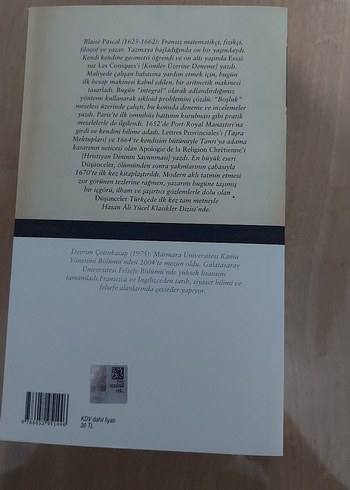 Pascal - Düşünceler Romanı - Görsel 2