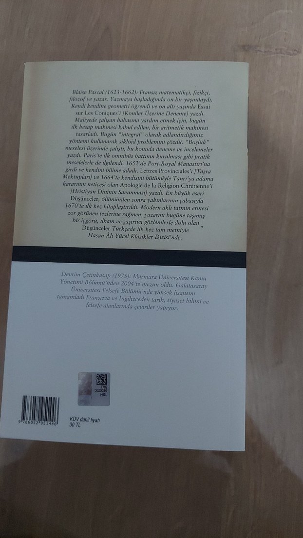Pascal - Düşünceler Romanı - Görsel 2