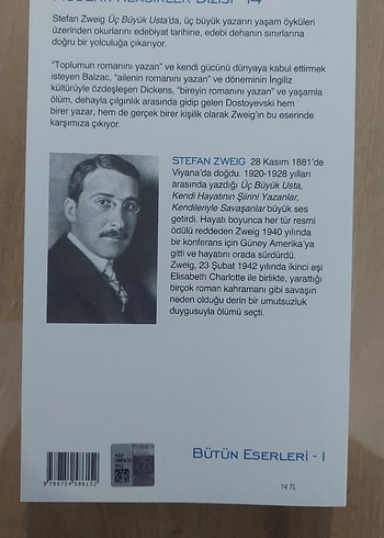 Stefan Zweig - Üç Büyük Usta - Görsel 2