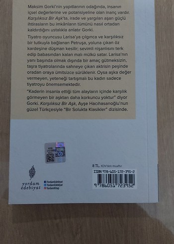 Karşılıksız Bir Aşk - Maksim Gorki - Görsel 2