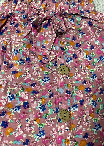 Kız Çocuk Bohem Renkli Poncho - Görsel 2