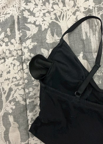 Siyah Goth Mini Bralet - Görsel 3