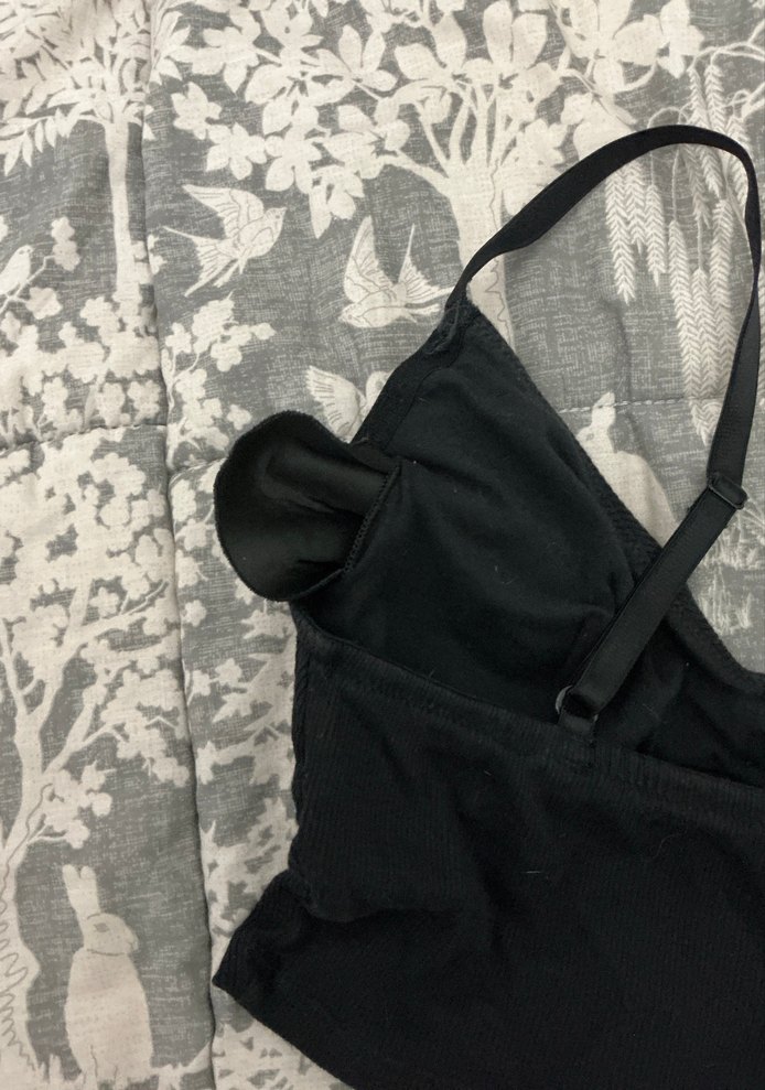 Siyah Goth Mini Bralet - Görsel 3