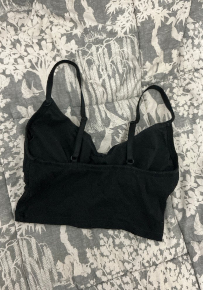 Siyah Goth Mini Bralet - Görsel 2