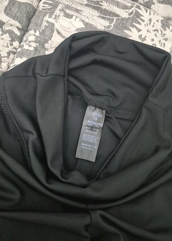 Gri Spor Midi Kadın Kumaş Tayt - Görsel 2