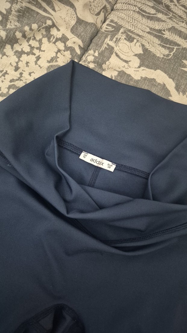 Kadın Lacivert Yüksek Bel Mini Spor Şort - Görsel 3