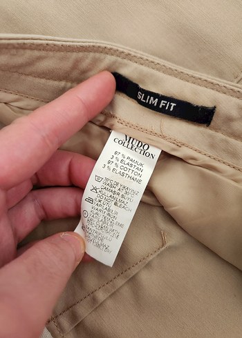Mudo marka Bej Kadın slim fit Pantolon 42 beden - Görsel 5
