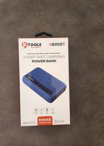 KTools Mavi Taşınabilir Power Bank - Görsel 3