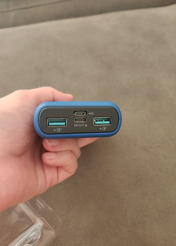 KTools Mavi Taşınabilir Power Bank - Görsel 2