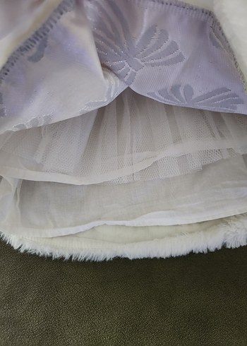 Panço marka Gri Nakışlı Kürklü Kız Çocuk Etek - Görsel 5