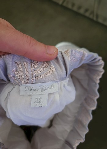 Panço marka Gri Nakışlı Kürklü Kız Çocuk Etek - Görsel 4