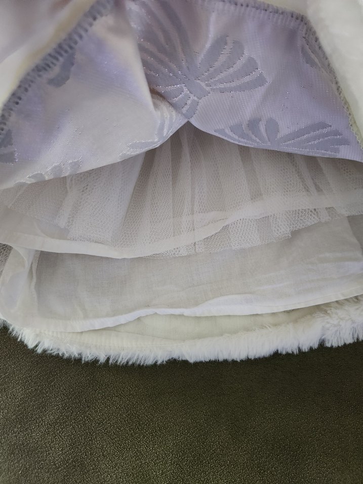 Panço marka Gri Nakışlı Kürklü Kız Çocuk Etek - Görsel 5