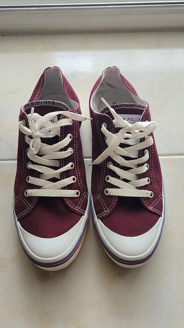 Bordo U.S. Polo Casual Erkek Sneaker - Görsel 2