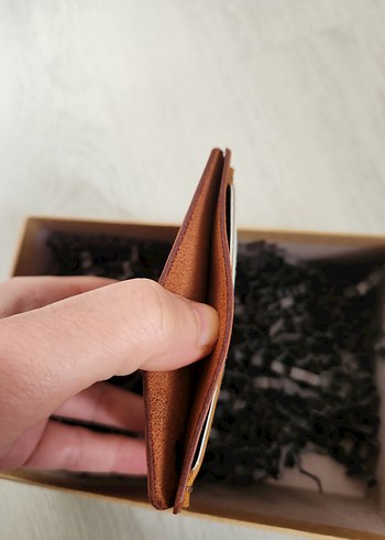 El Yapımı İtalyan Pueblo Deri Kartlık - Görsel 3