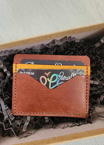 El Yapımı İtalyan Pueblo Deri Kartlık - Görsel 4