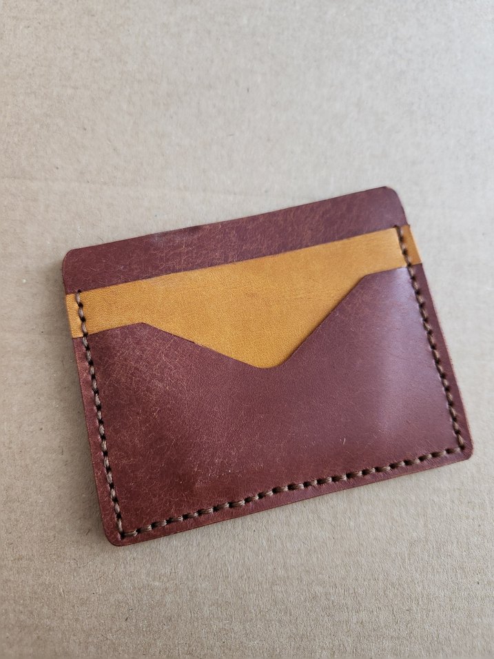 El Yapımı İtalyan Pueblo Deri Kartlık - Görsel 5