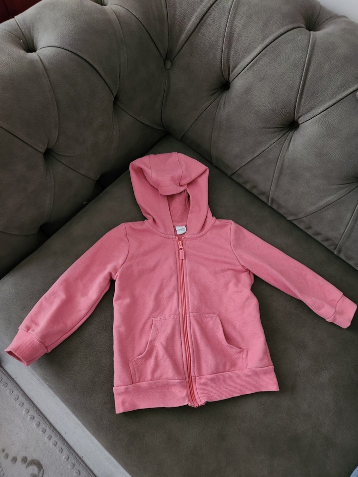 LCW  Kız çocuk Fermuarlı Kapüşonlu Sweatshirt tertemiz - Görsel 2