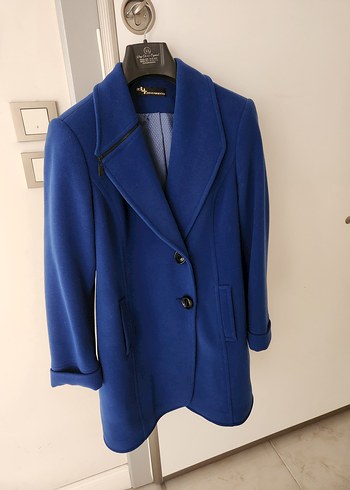 ADL Mavi Kadın Kaban L/40 beden - Görsel 2
