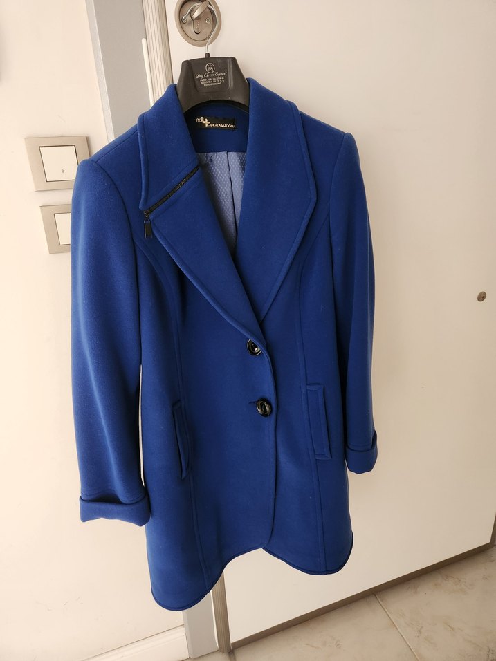 ADL Mavi Kadın Kaban L/40 beden - Görsel 2