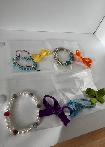 Renkli Boncuklu Bohem Çocuk Takı Seti - Görsel 2