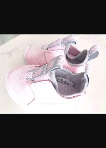 Kız Çocuk Pembe Cırtlı Spor Ayakkabı - Görsel 3