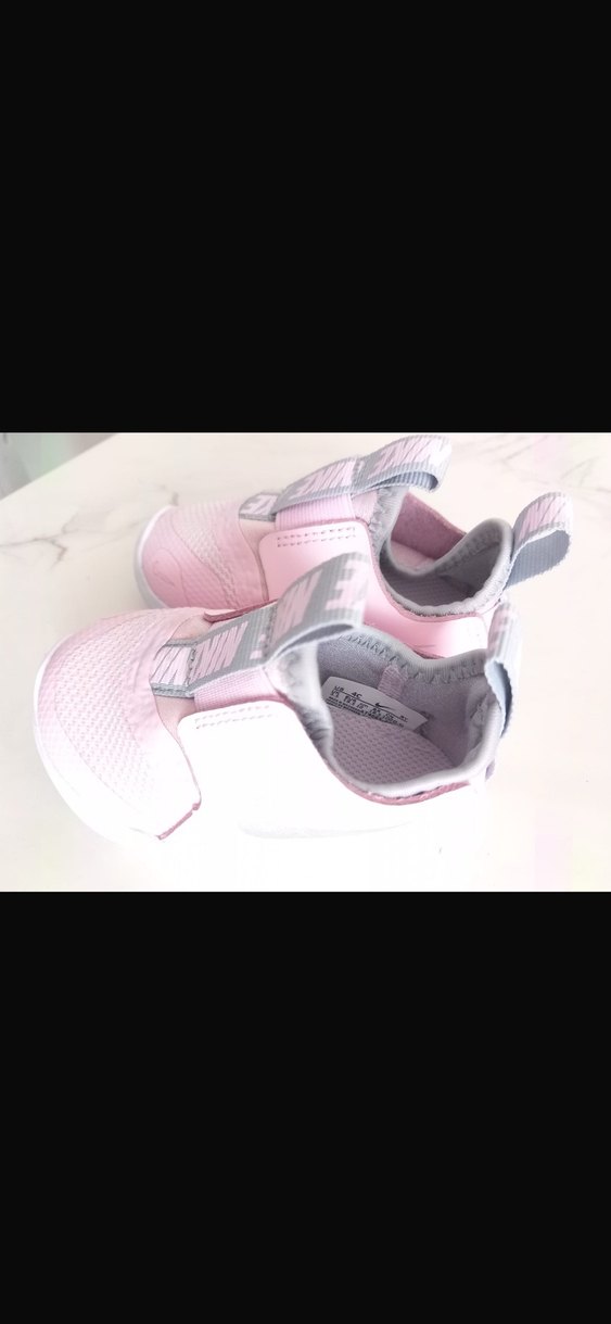 Kız Çocuk Pembe Cırtlı Spor Ayakkabı - Görsel 3