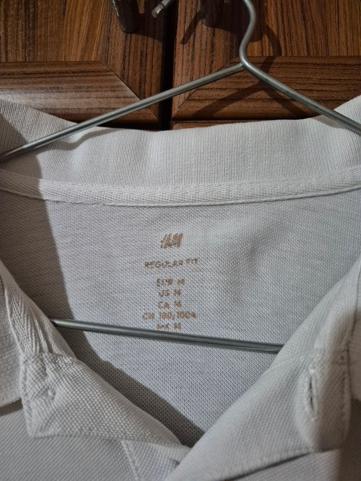 Erkek Beyaz Kısa Kollu Polo Tişört - Görsel 3