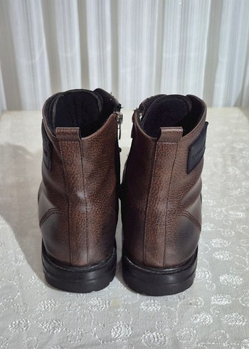 Kahverengi Erkek Deri Bağcıklı Bot - Görsel 4