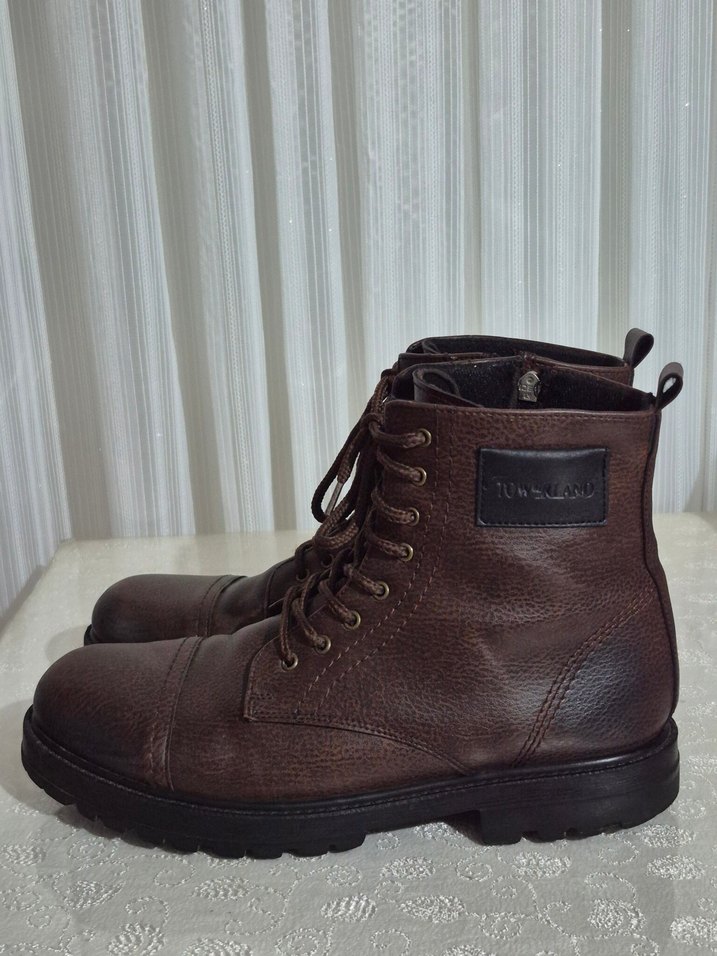 Kahverengi Erkek Deri Bağcıklı Bot - Görsel 3