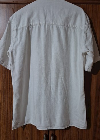 Beyaz Kısa Kollu Erkek Gömlek - Görsel 2