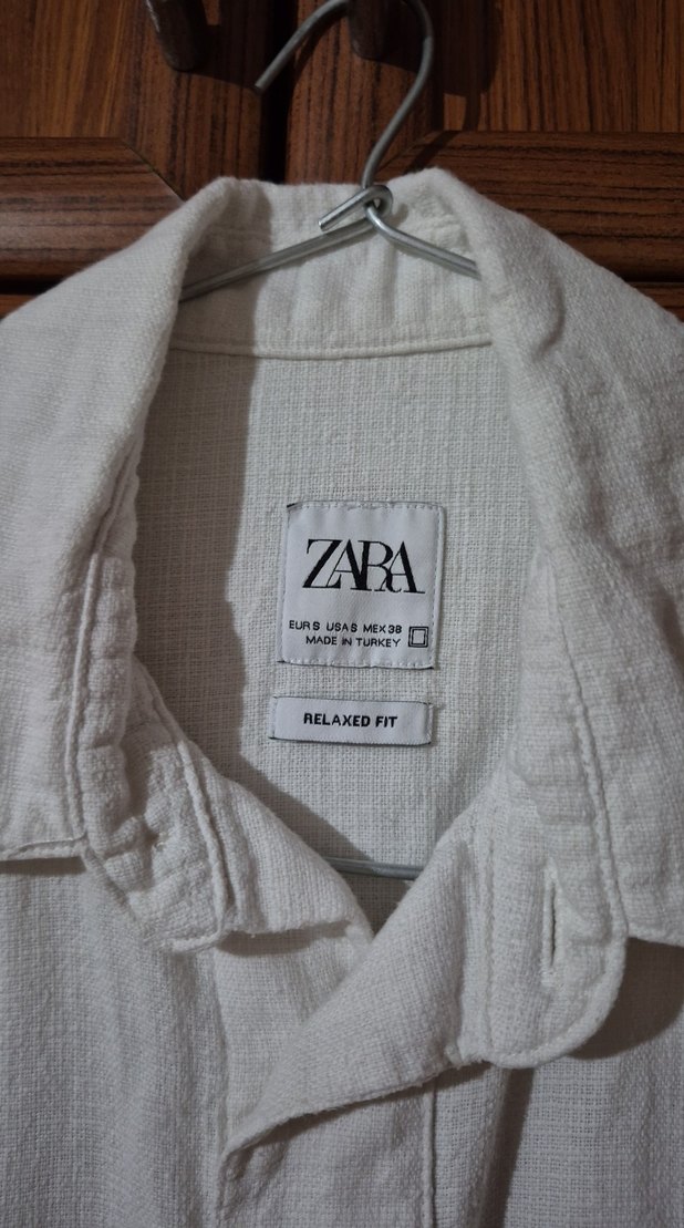 Beyaz Kısa Kollu Erkek Gömlek - Görsel 3