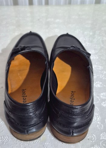 Siyah %100 Deri Erkek Klasik Püsküllü Ayakkabı - Görsel 2