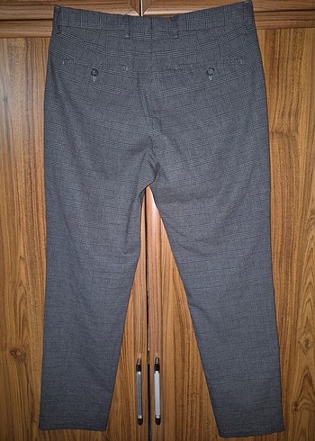 Gri Erkek Normal Kesim Pantolon - Görsel 2