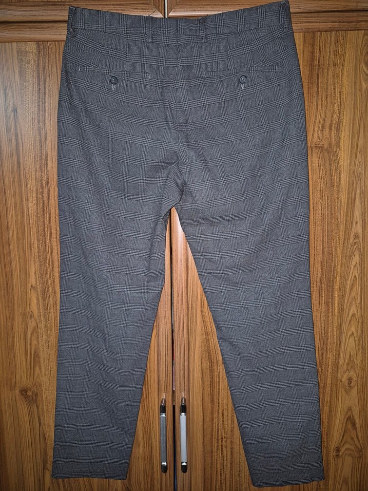 Gri Erkek Normal Kesim Pantolon - Görsel 2