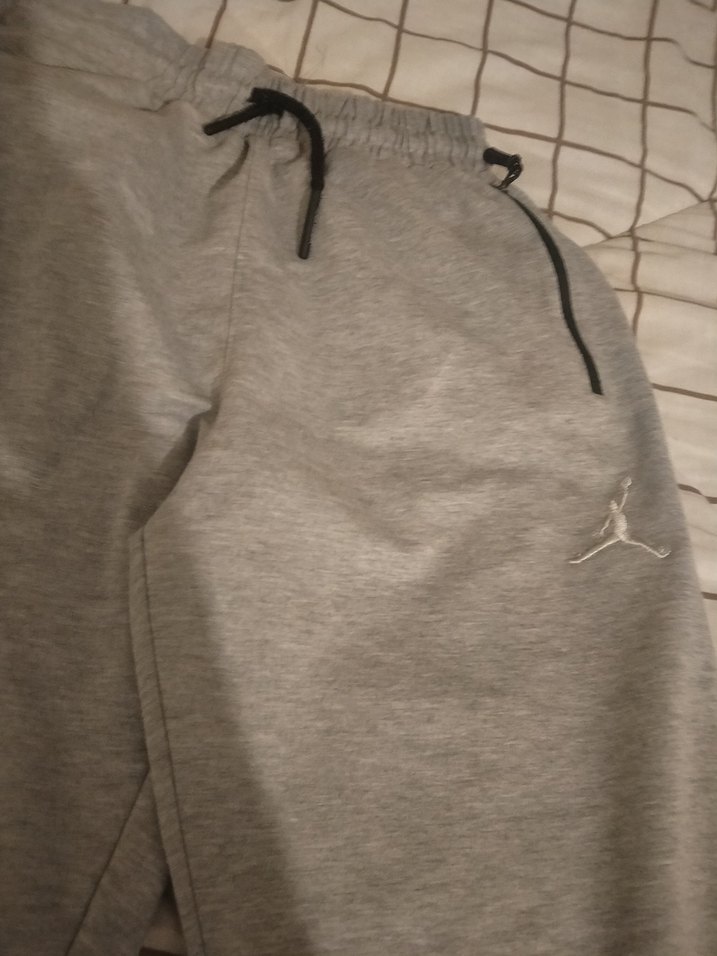 Gri  Eşofman Altı Fermuarlı - Görsel 2