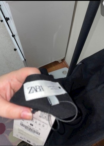 Zara Siyah Keten Halter Yelek - Görsel 4