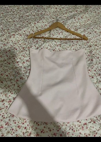 Zara pastel pembe bluz - Görsel 2